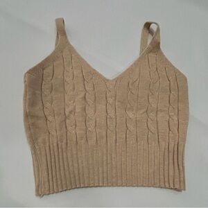 Elegant Cable Knit Women’s Camisole